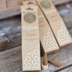 Song Of India - Organic Jasmine, Jumbo rökelsekoner
