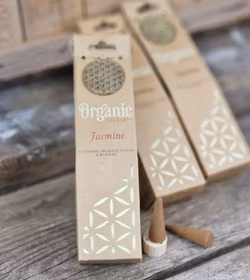 Song Of India - Organic Jasmine, Jumbo rökelsekoner