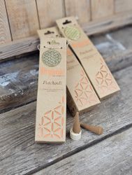 Song Of India - Organic Patchouli, Jumbo rökelsekoner