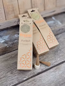 Song Of India - Organic Patchouli, Jumbo rökelsekoner
