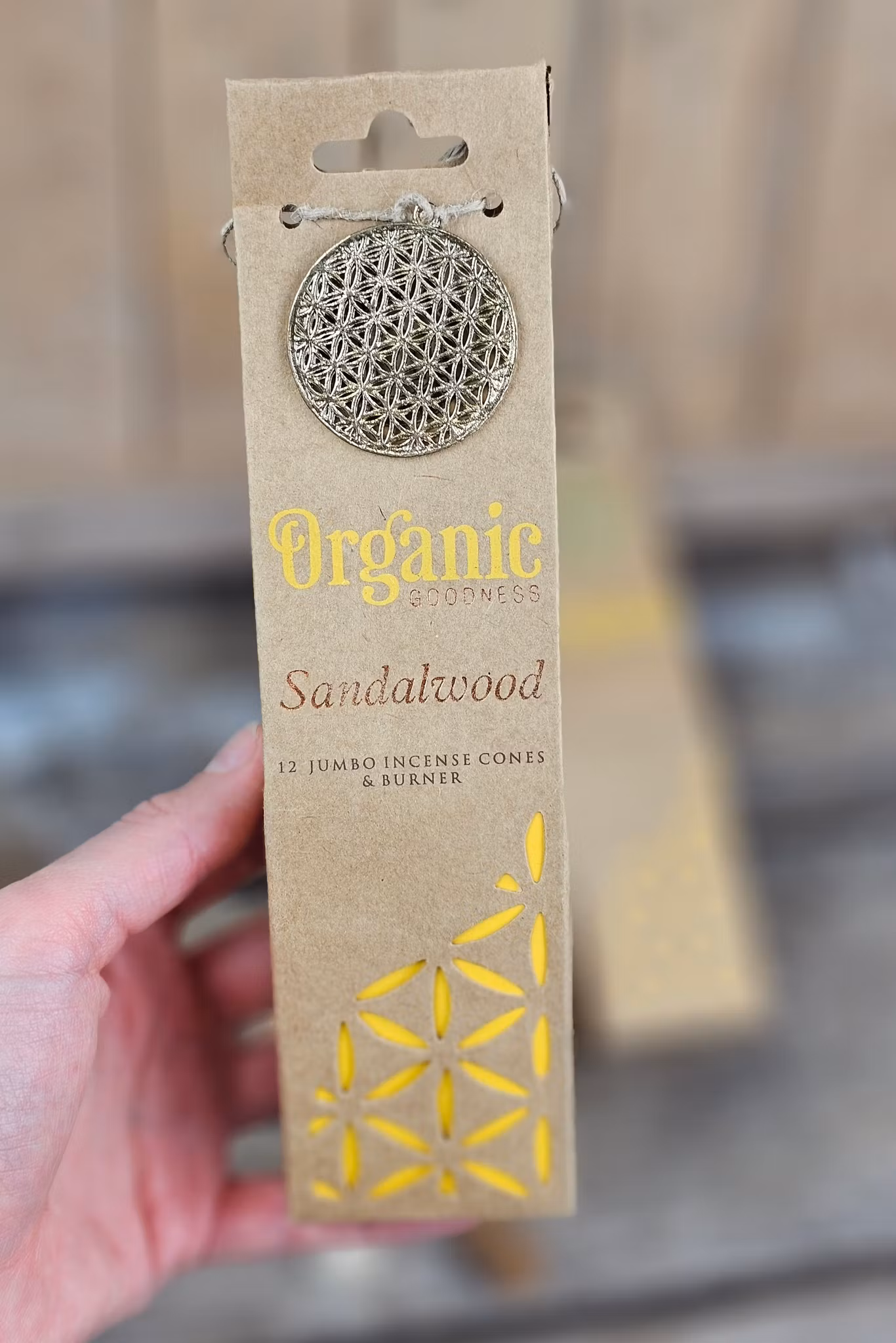 Song Of India - Organic Sandalwood, Jumbo rökelsekoner