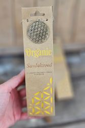 Song Of India - Organic Sandalwood, Jumbo rökelsekoner