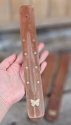 Rökelsehållare i trä, Fjäril