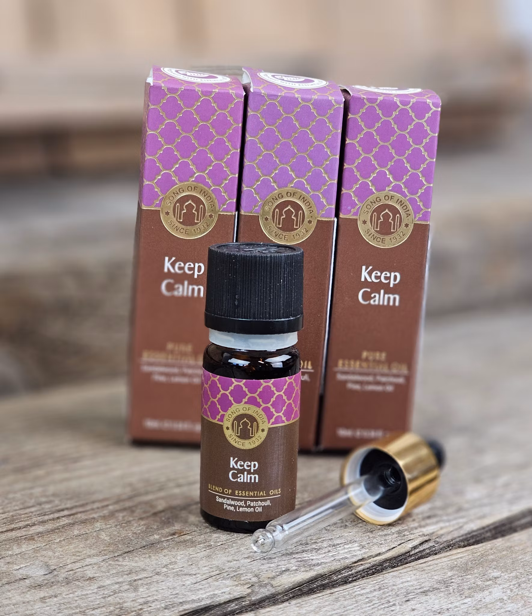 Song Of India - Keep Calm, Eterisk olja mix Aromaterapi