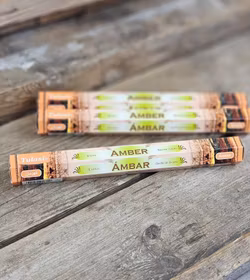 Tulasi - Amber, rökelsepinnar