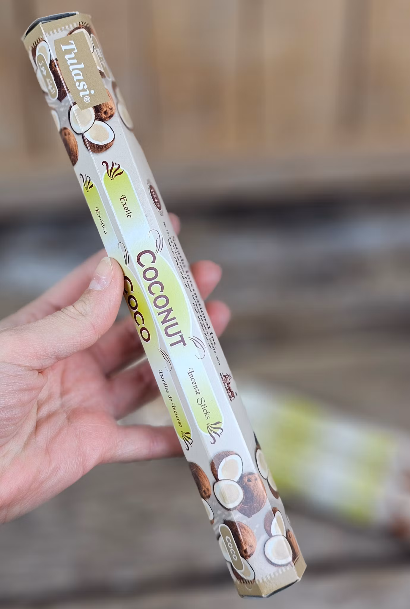 Tulasi - Coconut, rökelsepinnar