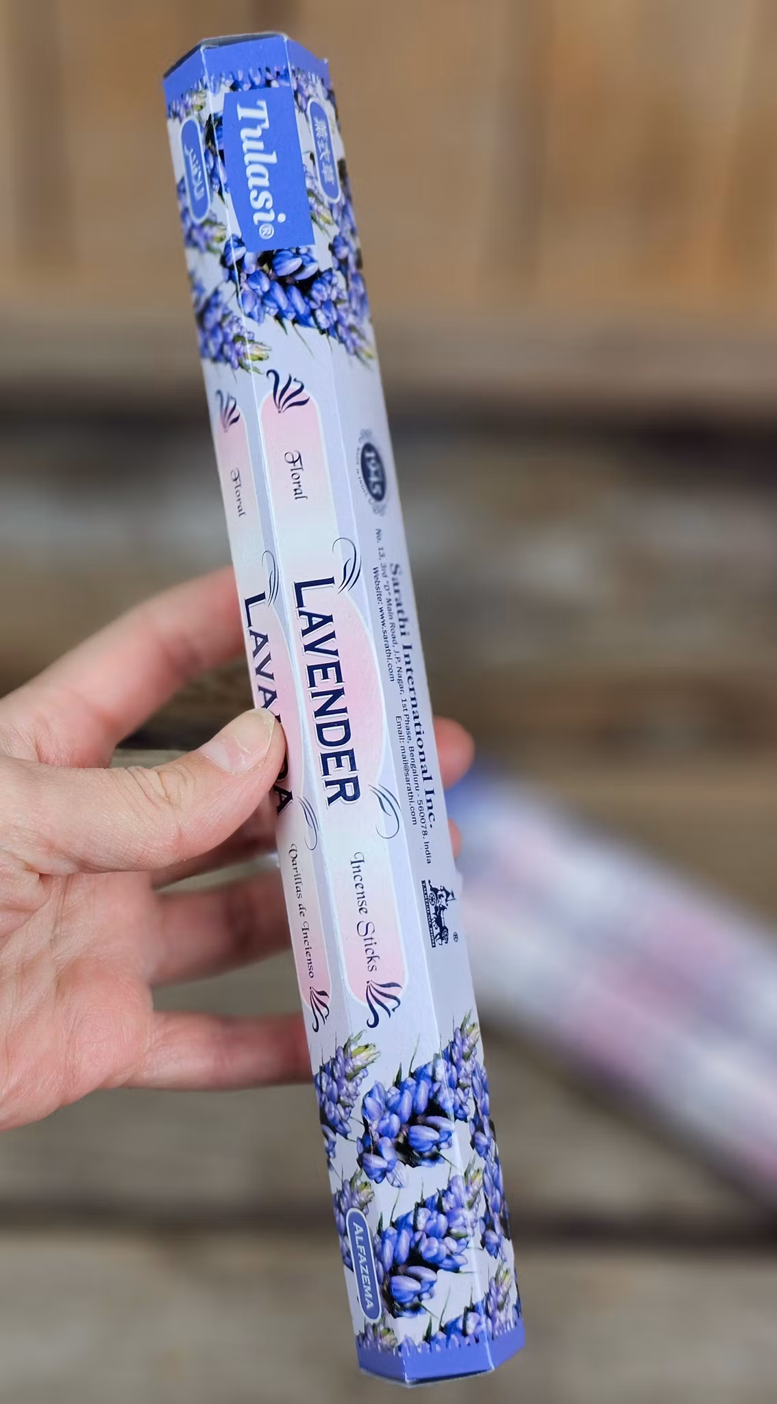 Tulasi - Lavender, rökelsepinnar