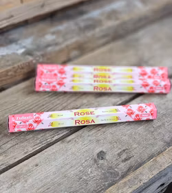 Tulasi - Rose, rökelsepinnar