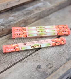Tulasi - Peach, rökelsepinnar