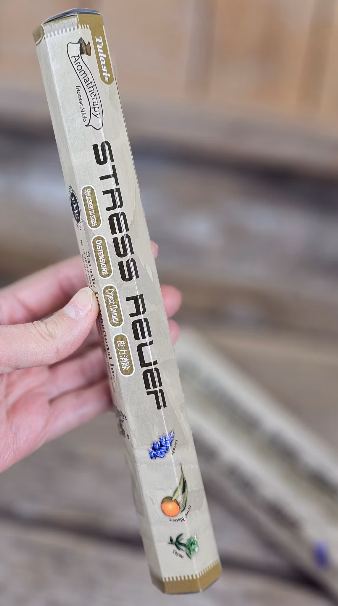 Tulasi - Stress Relief, rökelsepinnar