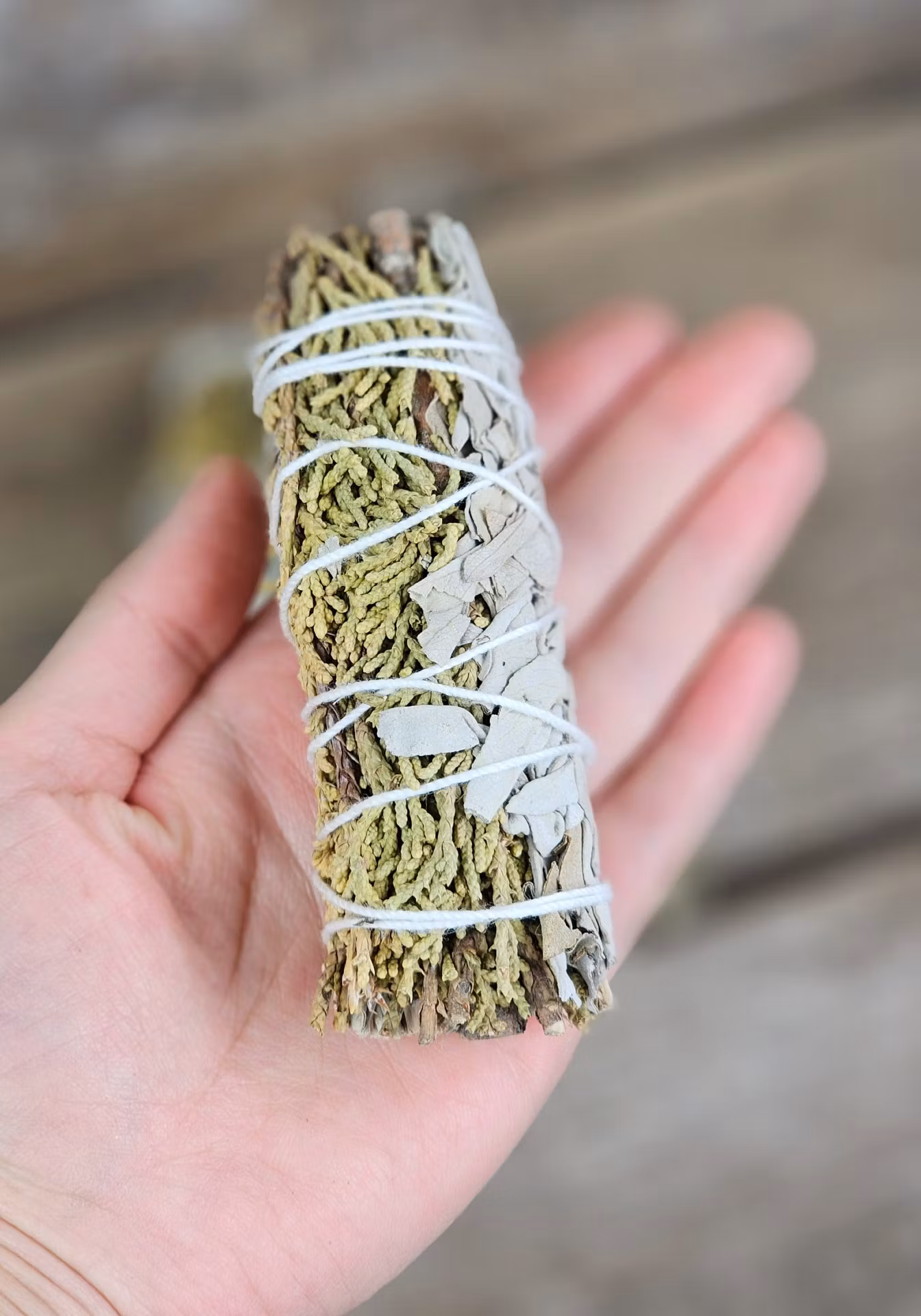 Vit Salvia med Juniper