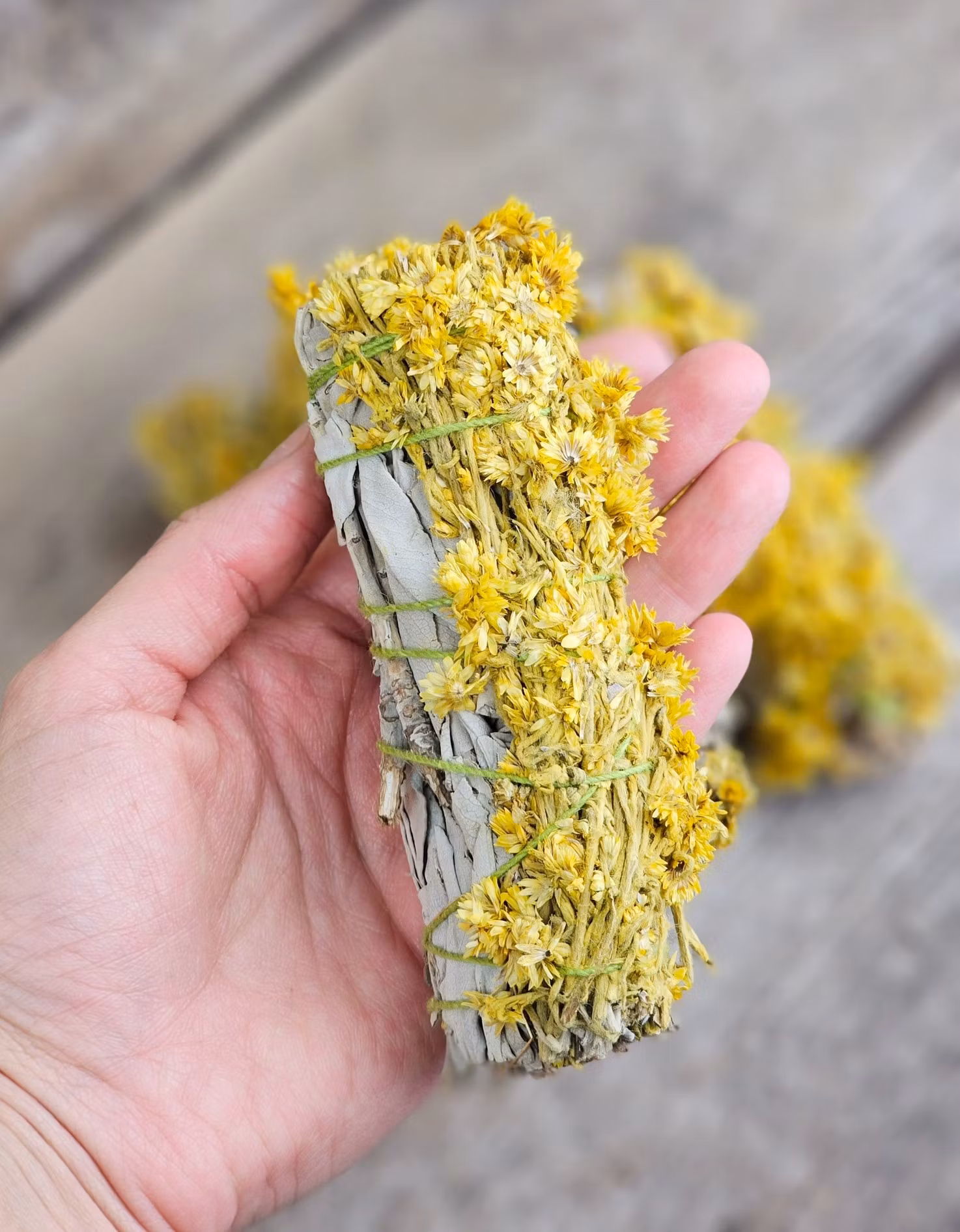 Vit Salvia med Kungsljus