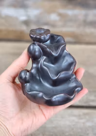 Rökelsehållare för backflow-koner, litet vattenfall Lotus matt