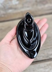 Rökelsehållare för backflow-koner, liten oval