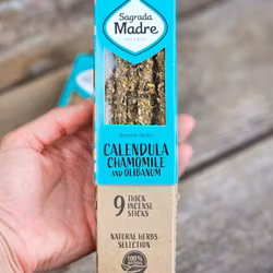 Sagrada Madre - Ringblomma, Kamomill & Frankincense, rökelsepinnar