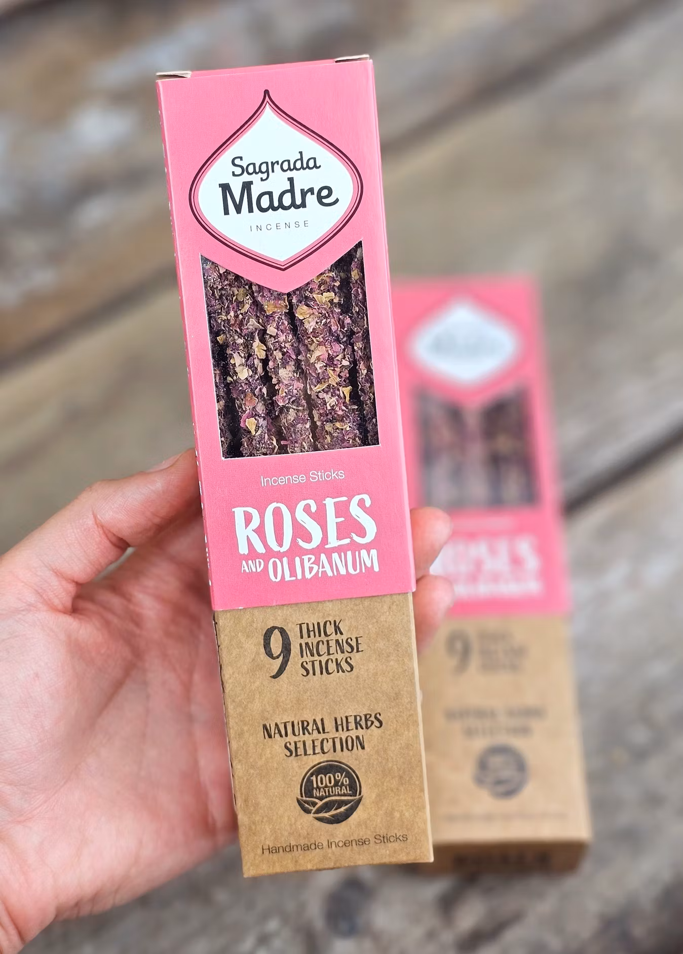 Sagrada Madre - Rosor & Frankincense, rökelsepinnar
