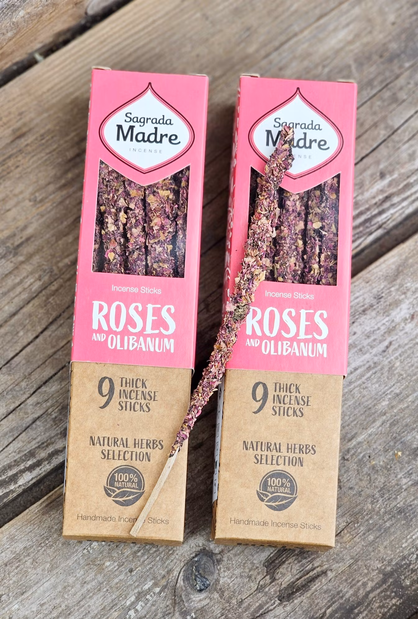 Sagrada Madre - Rosor & Frankincense, rökelsepinnar