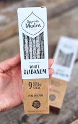 Sagrada Madre - Vit Frankincense (Olibanum), rökelsepinnar