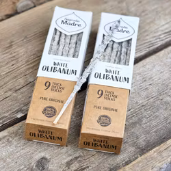 Sagrada Madre - Vit Frankincense (Olibanum), rökelsepinnar