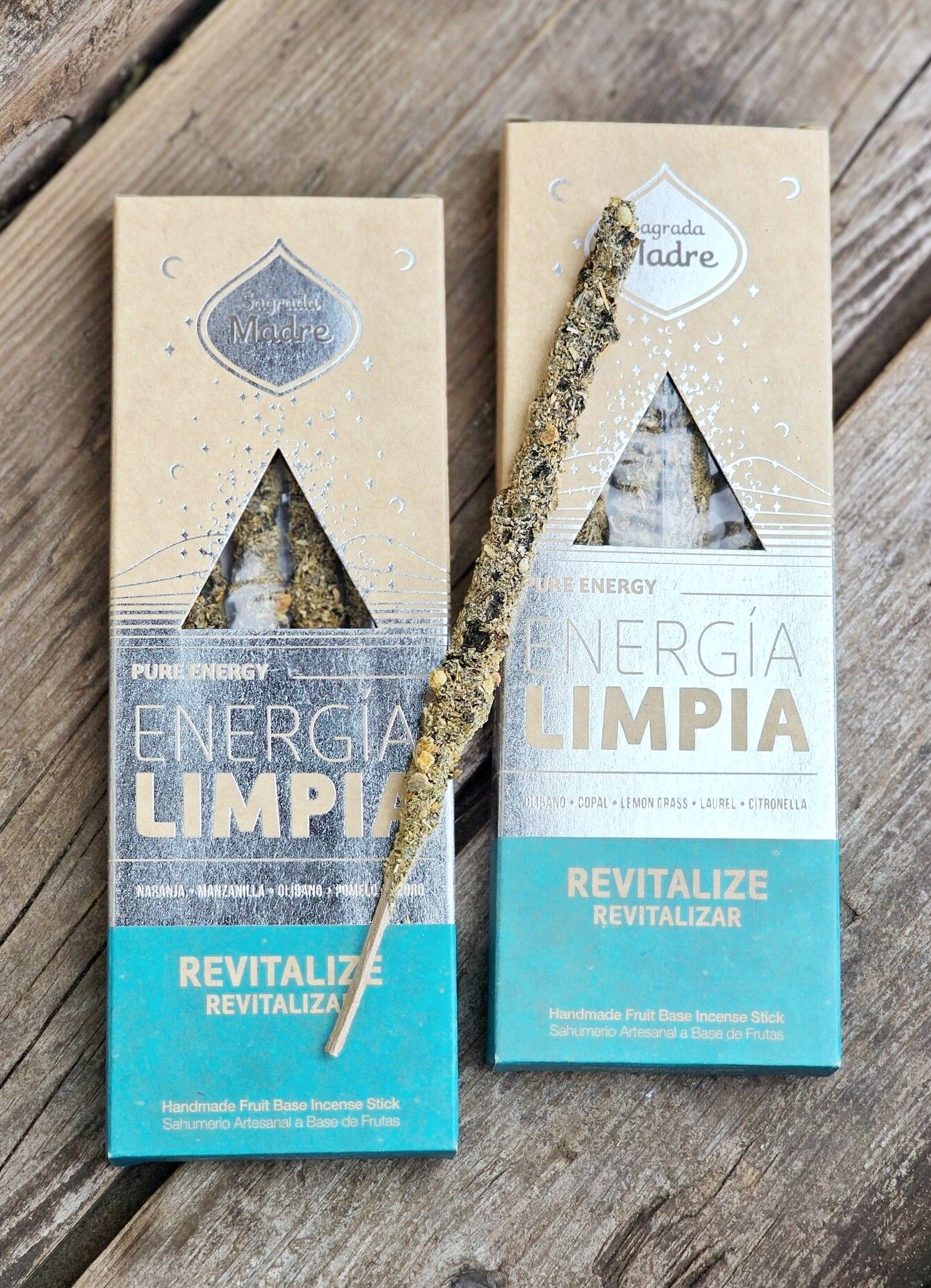 Sagrada Madre - Pure Energy Revitalize, rökelsepinnar