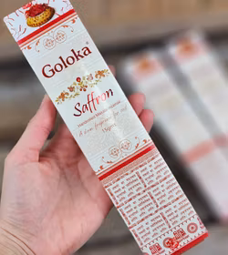 GOLOKA - Saffron (Saffran), rökelsepinnar