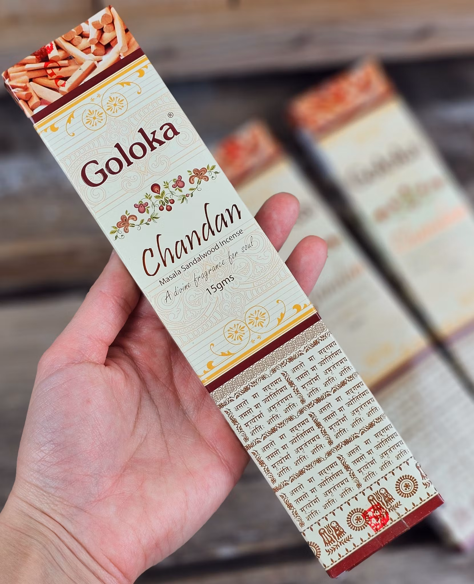 GOLOKA - Chandan, rökelsepinnar