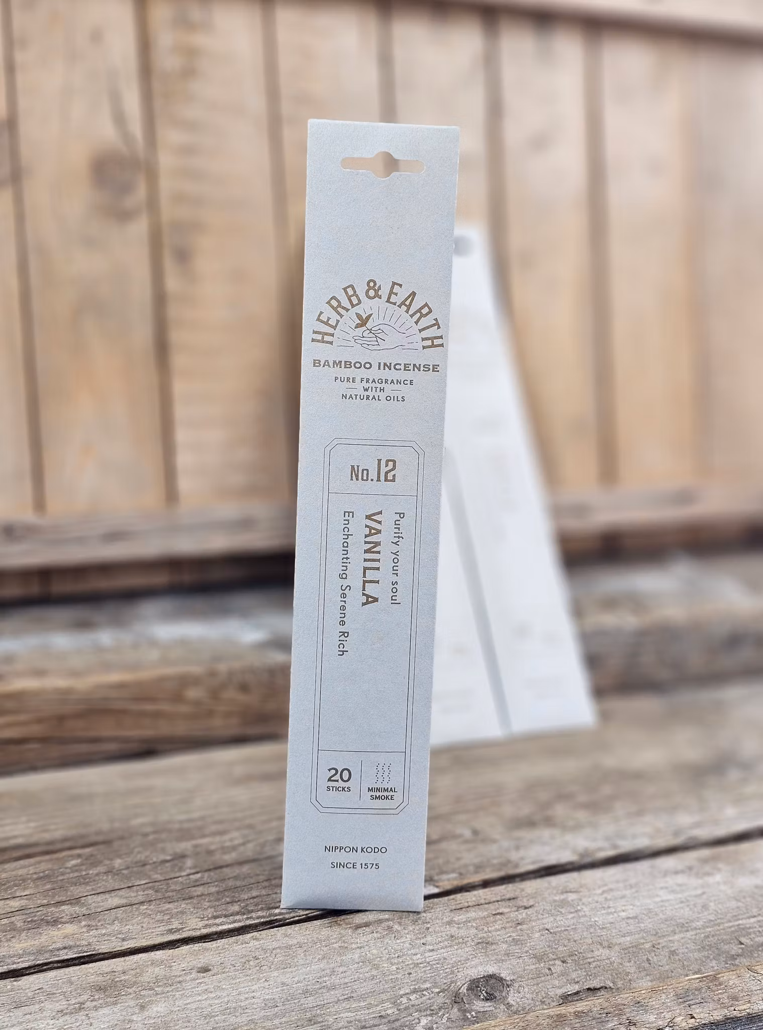 Herb & Earth - Vanilla, rökelsepinnar