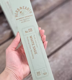 Herb & Earth - White Sage, rökelsepinnar