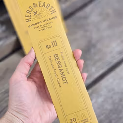 Herb & Earth - Bergamot, rökelsepinnar
