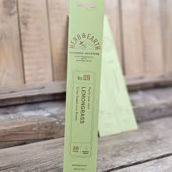 Herb & Earth - Lemongrass, rökelsepinnar