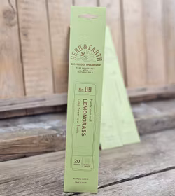 Herb & Earth - Lemongrass, rökelsepinnar