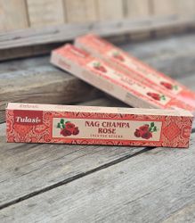 Tulasi - Nag Champa Rose, rökelsepinnar