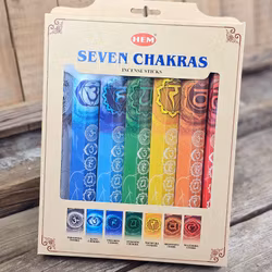 HEM - Presentförpackning Seven Chakras, rökelsepinnar