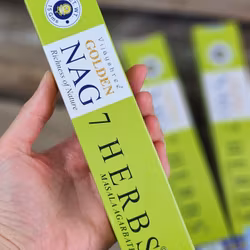 Vijayshree - Golden Nag 7 Herbs, rökelsepinnar