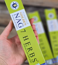 Vijayshree - Golden Nag 7 Herbs, rökelsepinnar