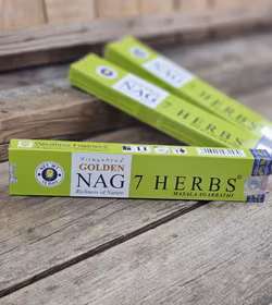 Vijayshree - Golden Nag 7 Herbs, rökelsepinnar