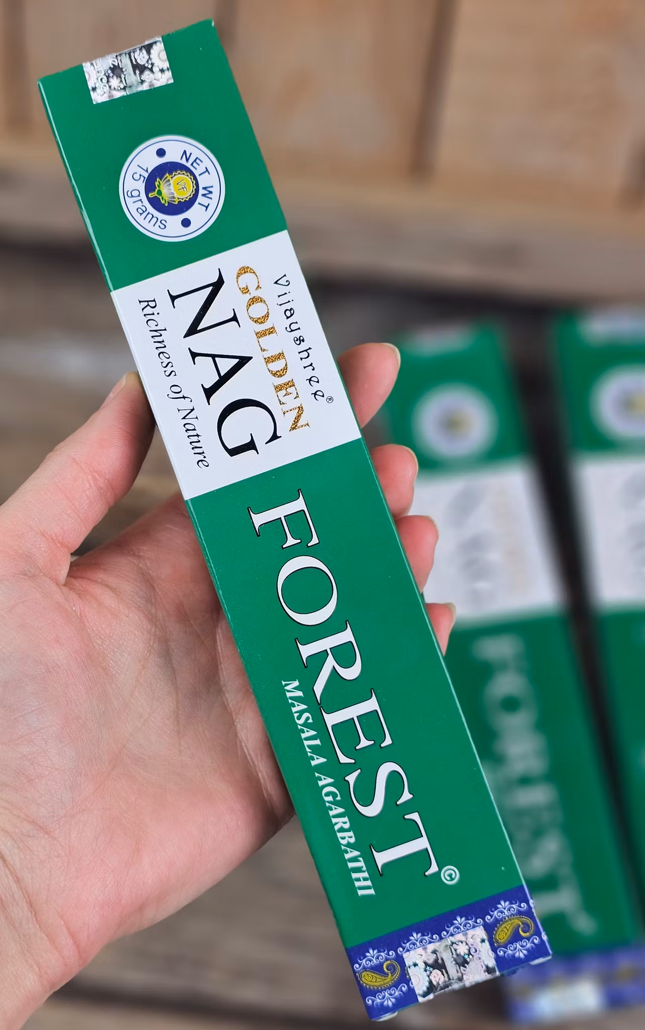 Vijayshree - Golden Nag Forest, rökelsepinnar