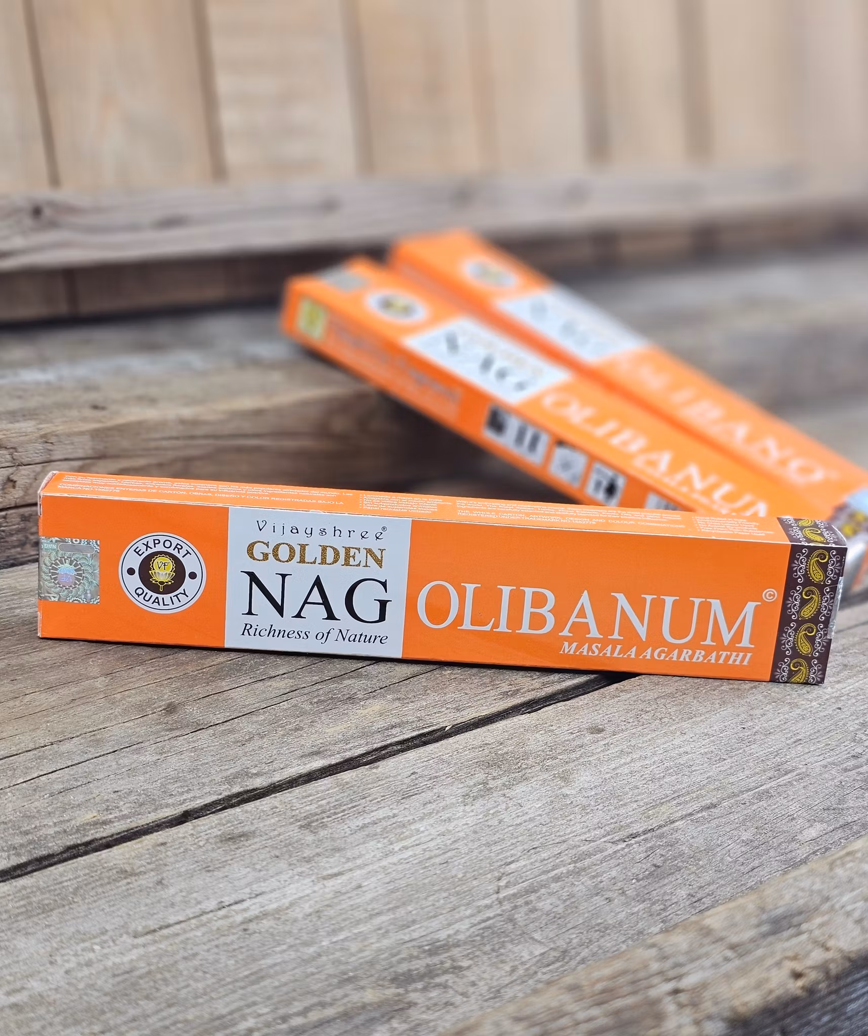 Vijayshree - Golden Nag Olibanum, rökelsepinnar
