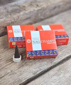 Vijayshree - Golden Nag Champa, rökelsekoner