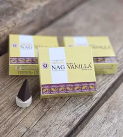 Vijayshree - Golden Nag Vanilla, rökelsekoner