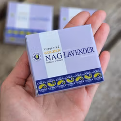 Vijayshree - Golden Nag Lavender, rökelsekoner