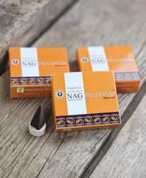 Vijayshree - Golden Nag Palo Santo, rökelsekoner