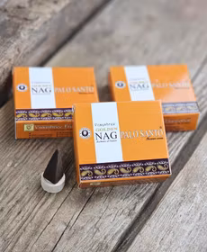 Vijayshree - Golden Nag Palo Santo, rökelsekoner