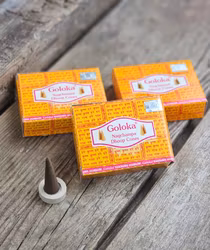 GOLOKA - Nag Champa, rökelsekoner