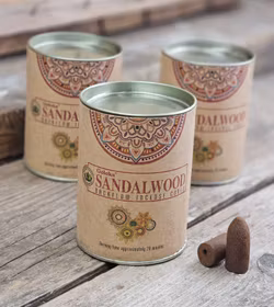 GOLOKA - Sandalwood, rökelsekoner backflow