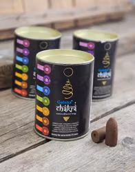 GOLOKA - Chakra, rökelsekoner backflow