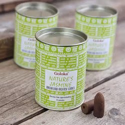 GOLOKA - Nature's Jasmine, rökelsekoner backflow