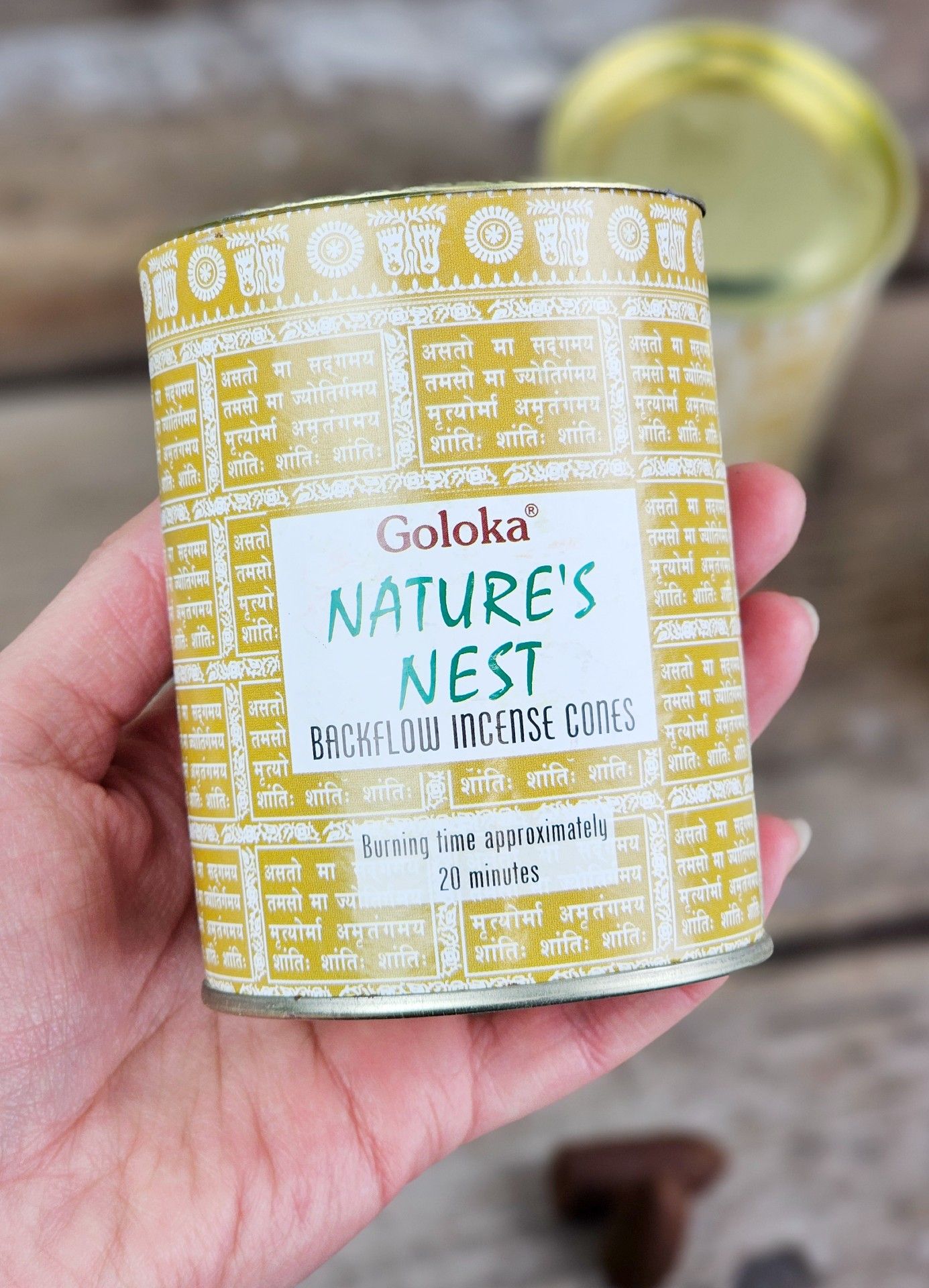 GOLOKA - Nature's Nest, rökelsekoner backflow