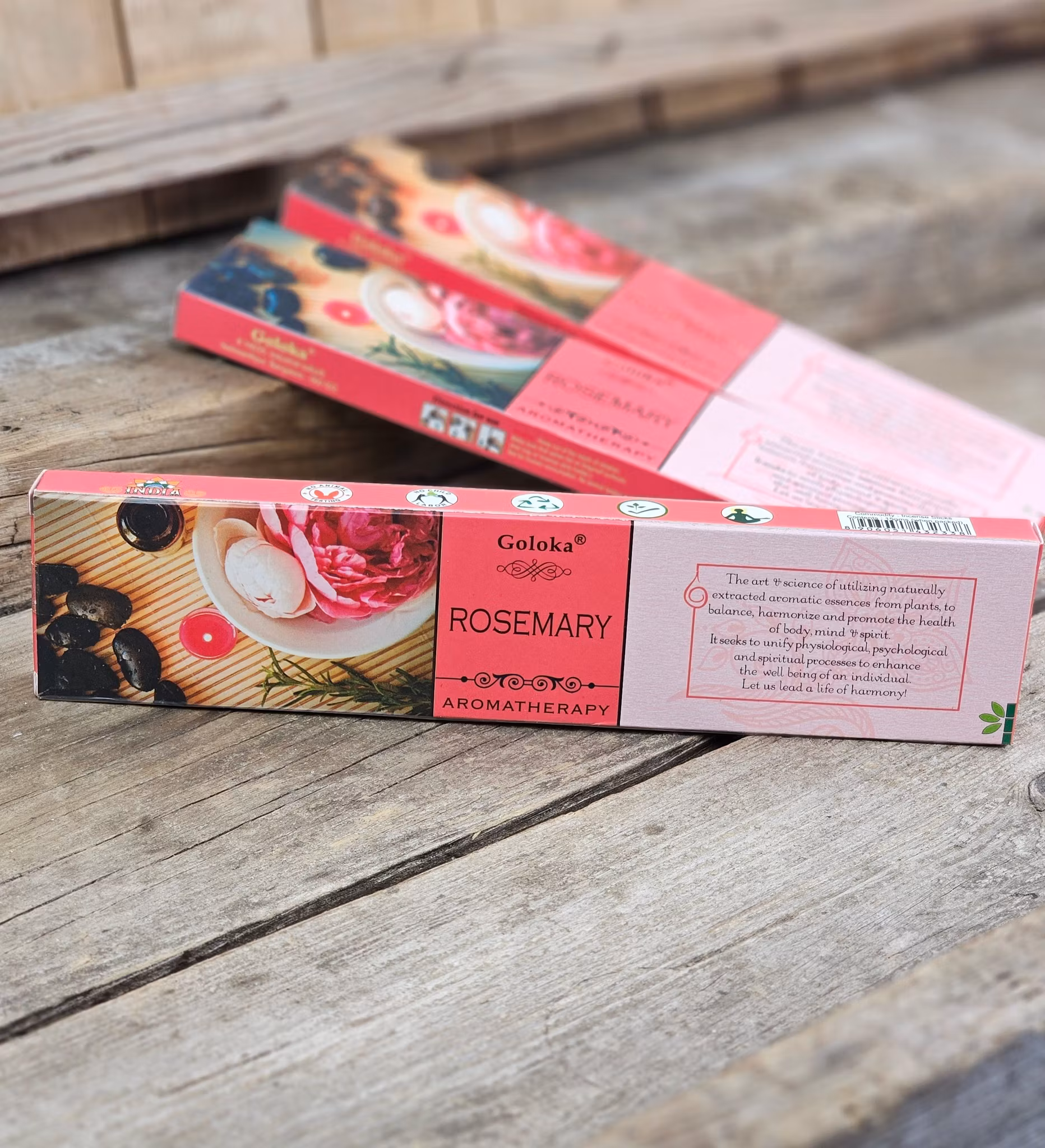 GOLOKA - Aromatherapy Rosemary, rökelsepinnar