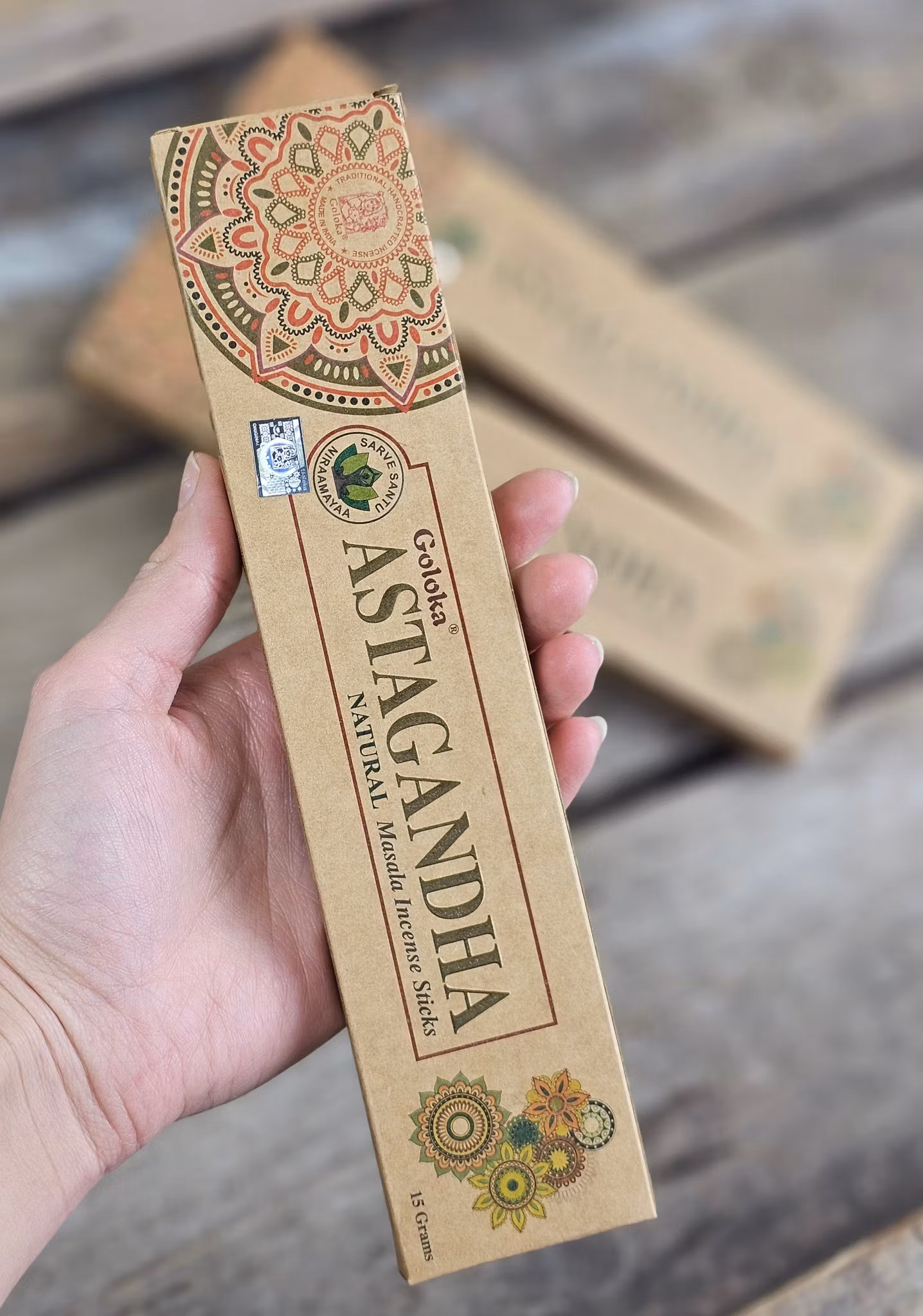 GOLOKA - Organic Astagandha, rökelsepinnar